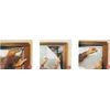 Flyscreen Queen Fly Screen Window Kit easy Fit 75x220cm Charcoal