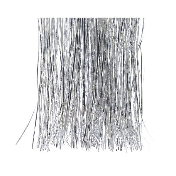 PMS 1.2M LAMETTA GARLAND W/HEADER CARD SILVER