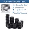 830PCS Screw Assortment Kit 25 Sizes Metric + SAE Set Internal Hex Drive Allen