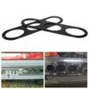 Artudatech 2pcs Car Rear Bumper Diffuser Panels, Universal Aluminum Car Rear Bumper Race Air Diversion Diffuser Panel