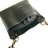 [GLASS FROG] Scissor Case, 7 Inserts, Genuine Leather, Square Type, For Many Tools (Black)