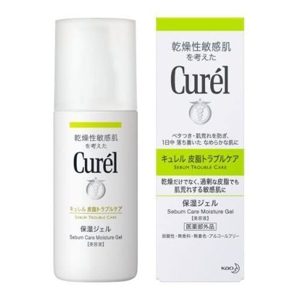 Kao Curél 2852 Sebum Trouble Care Moisturizing Gel 4.2 fl oz (120 ml) x 2