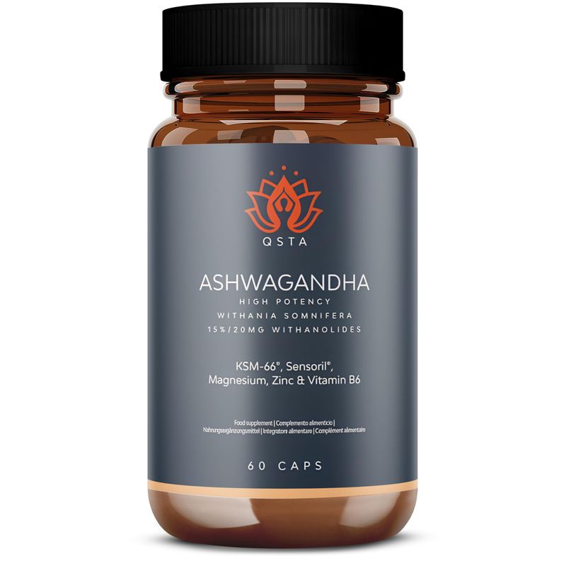 Ashwagandha KSM-66 + Sensoril (15-20% Withanolides) Cortisol Reducing ...