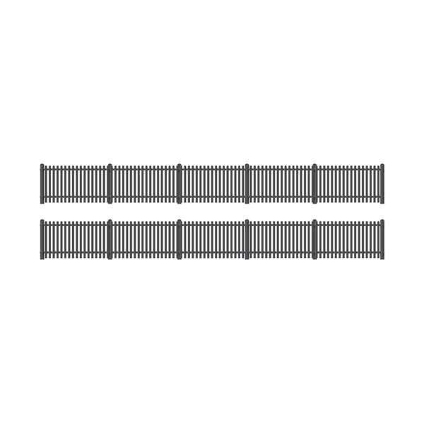Ratio GWR Station Fencing, (black)