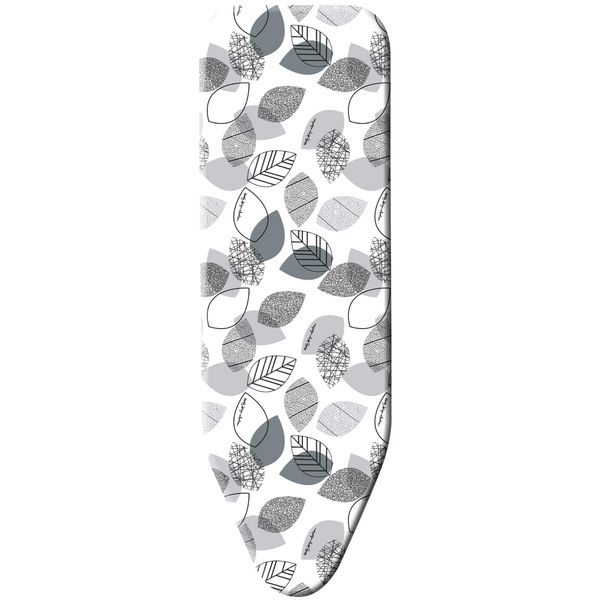 Minky Exclusive 97cm x 33cm Replacement Ironing Board Cover, for Small Ironing Boards, Minky Ironing Board Cover Black & White, Washing Machine Safe, Made in the UK