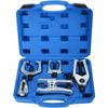 6PC Front End Service Tool Kit Ball Joint Tie Rod Set Pitman Arm Puller Remover