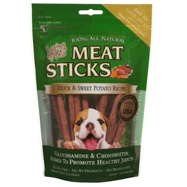 Loving Pets Meat Sticks Dog Treats Duck & Sweet Potato 1ea/6 oz