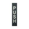 Brixwell PU4MBL Rectangular Push Indicator Matte Black Finish Push Matte Black