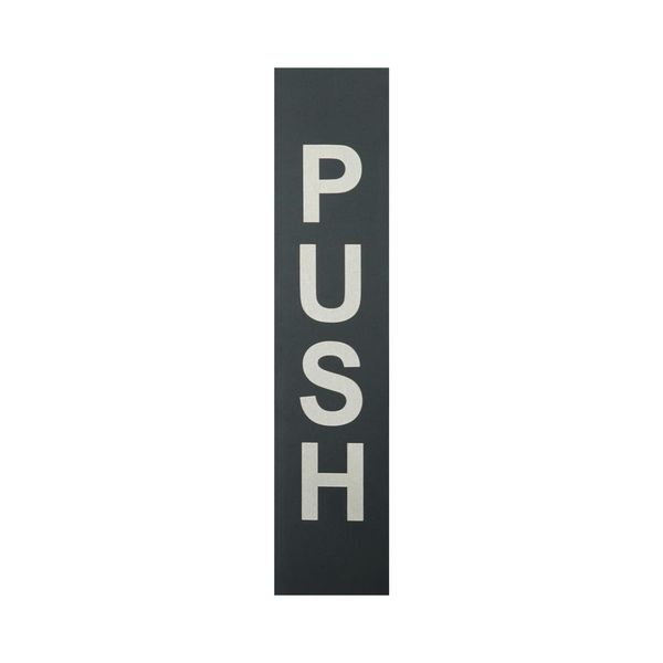 Brixwell PU4MBL Rectangular Push Indicator Matte Black Finish Push Matte Black