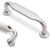 KOMOTIA 10 Pack 3 Inch Cabinet Pulls Brushed Satin Nickel Kitchen Handles Zinc Alloy Drawer Pulls Solid Hardware
