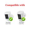 Adjustable Wall Mount Bracket Compatible with Ring Spotlight Cam Plus/Pro, Replacement Bracket for Better View Angle, 1-Pack, Black
