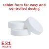 Urnex URN1201 Cafiza Espresso Machine Cleaning Tablets, White