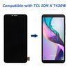 Vvsialeek Replacement OLED Display Compatible with TCL ION X T430W LCD Touch Screen with Toolkit Fingerprint Function