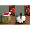 RSW Christmas Sprout & Pudding Door Stop 2 Assorted Designs (One Will Sent Randomly)