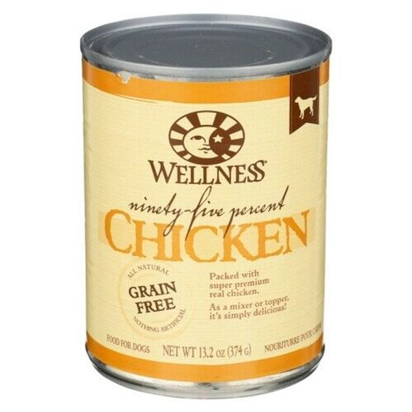 Dog Food 95% Chicken 13.2 Oz  by Wellness