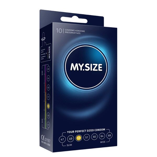 My.Size 10 x 53mm Condoms