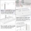 Thread Stand,Three Cones Spool Stand Plastic Sewing Thread Holder 3 Spools Holder Base Thread Rack for Household Sewing Machine Embroidery Accessories