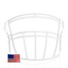 Green Gridiron - SF-2BDC for Riddell SpeedFlex + US Flag Helmet Decal (White)