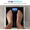 Digital Body Weight Bathroom Scale with Step-On Technology 400 Lb With Batteries