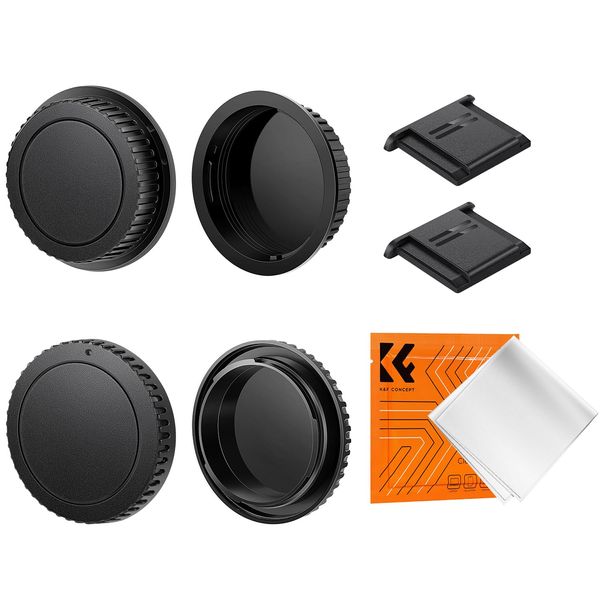 K&F Concept E-Mount Gehäusedeckel und hintere Objektivabdeckung
