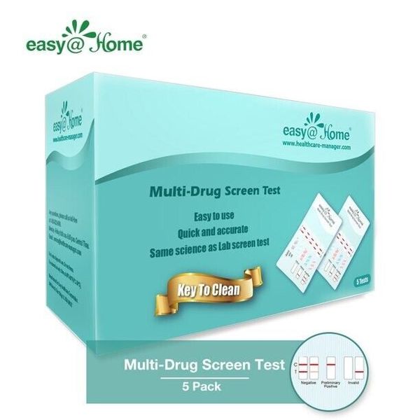 (5 Pack) Easy@Home 6 Panel Instant Urine Drug Test #EDOAP-865:5