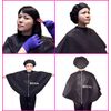 Hair Dye Cape, 3 Piece Set, Barbing, Waterproof, Cape Cap, Ear Cap, Coloring, Hair Color, Gray Hair Dye, Hair Dye, Splashing, Dirt Cover, Color, Self Hair Cape, Easy to Use, Easy to Remove, Home, Women's, Men's, Black