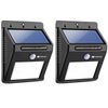 SMADZ SL12 Security Solar Motion Lights 8 LEDs Auto On/Off Wireless Weatherproof