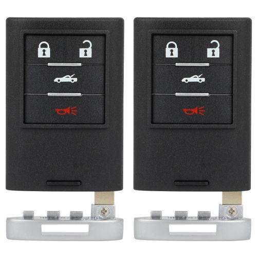 SCITOO 2 Pcs Key Fob Shells Case for Chevrolet Corvette 2008-2013