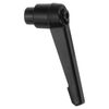 sourcing map 1Pcs M5 Adjustable Knobs Handle Female Thread Push Button Ratchet Quick Release Locking Rotating Bolt for Lathe Machinery, Black