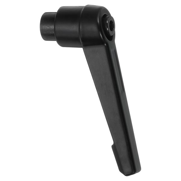 sourcing map 1Pcs M5 Adjustable Knobs Handle Female Thread Push Button Ratchet Quick Release Locking Rotating Bolt for Lathe Machinery, Black