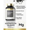 Magnesium Taurate 1500mg | 250 Caplets | Chelated and Buffered | Vegetarian, Non-GMO, Gluten Free Supplement | by Carlyle