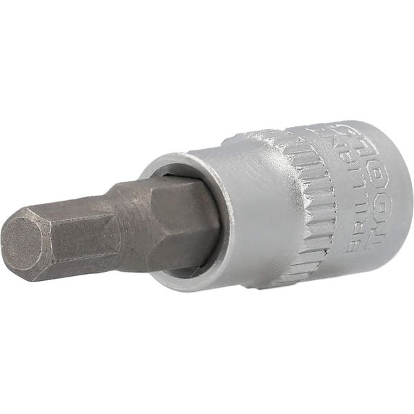 BRILLIANT TOOLS BT020822 1/4" Innensechskant Bit-Stecknuss, 5 mm [Powered by KS TOOLS]