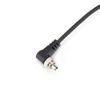 DEWIN Flash Sync Cable, Camera Flash Sync Cable 2.5mm to Male Flash PC Sync Cable Cord with Screw Lock Extended Coiled Wire