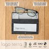 LAGO TERRA Ultra-Practical Rectangular Foldable Glasses Case - Charcoal