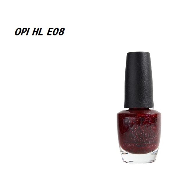 OPI HL E08 15ml underneath the mistletoe nail lacquer nail artist self nail nail polish manicure nail color OPI color red wine red out of print  new