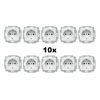 Busch-Jäger reflex SI alpine white, set of 10