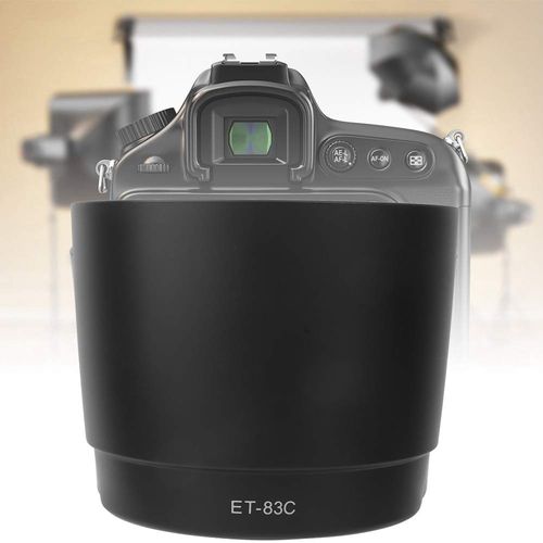 Lens Hood,ET-83C Plastic Mount Lens Hood Camera Lens Sunshade Replacement Photography Accessory for EF 100-400mm F/4.5-5.6L Lens,for 5D2 60D 600D SLR Camera
