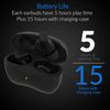 IQ Sound Black True Wireless Speaker Stereo Bluetooth Earbuds with Charging Case
