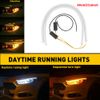60cm LED Switchback DRL Tube Light Strip Amber Sequential Flowing Turn Signal US