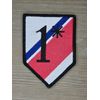 1* ONE ASS TO RISK ASTERISK FULL COLOR FUNNY TACTICAL ARMY HOOK MORALE PATCH