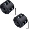 2Pcs Winch Stopper Rubber Heavy Duty Cable Line Waterproof Rope Hook ATV UTV SUV
