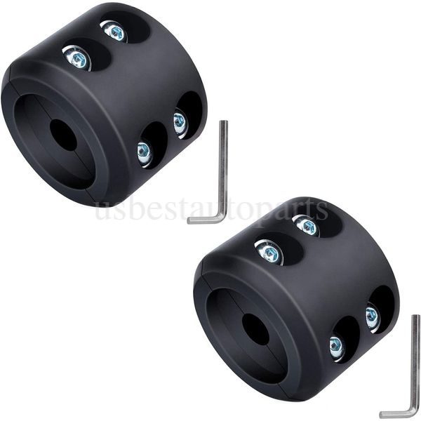 2Pcs Winch Stopper Rubber Heavy Duty Cable Line Waterproof Rope Hook ATV UTV SUV