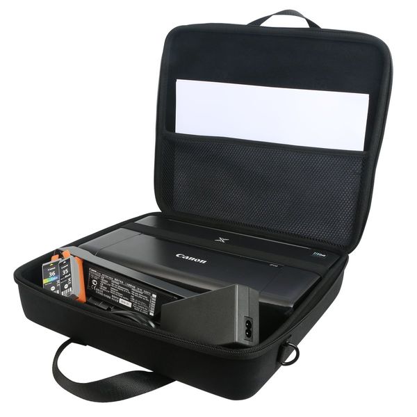 co2CREA Storage Case Compatible Canon A4 Mobile Printer TR153/Inkjet Printer PIXUS iP110 (Case Only)