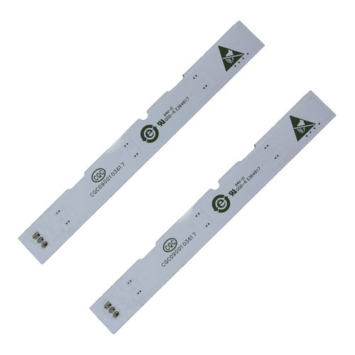 HUAYUWA 2Pcs LED Lamp Bar Fits for Haier BCD-575WDBI 0064001827 Front-door Refrigerator
