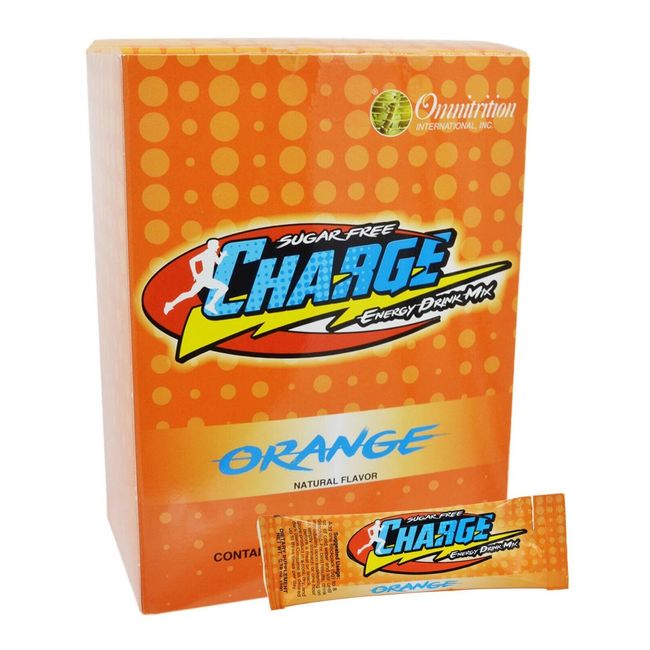 OMNITRITION Sugar Free Orange Charge Packets ~ 60 Count ~ BRAND NEW SEALED!!!