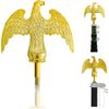 Flagpole Eagle Topper Gold Finial Ornament 20/25/30Ft Telescopic Sectional Top