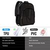 Clear Backpack Heavy Duty Transparent Backpack for Security Travel Work