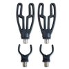 TJR Tackle 4pc Rod Rest heads Inline Front & Rear Butt Rod Pod Rest
