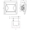Simple Single Big Button Basic Indoor Light Switch Click Wall Plate Brown