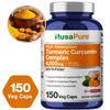 Turmeric Curcumin Complex  4,500 mg Per Capsule, with Black Pepper.